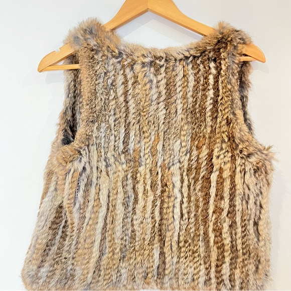 525 america luxe. Sleeveless coat in real rabbit fur in very good condition. Xs - Picture 4 of 7